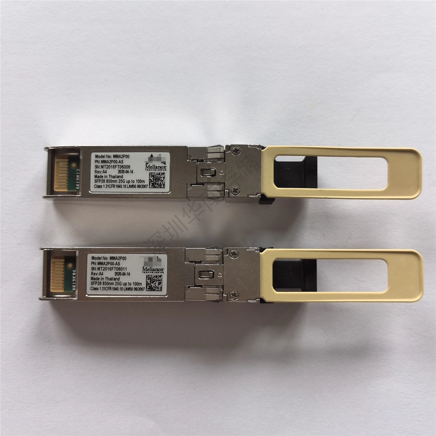 For MMA2P00-AS Mellanox 25G Multimode SFP28 850nm Optical Module