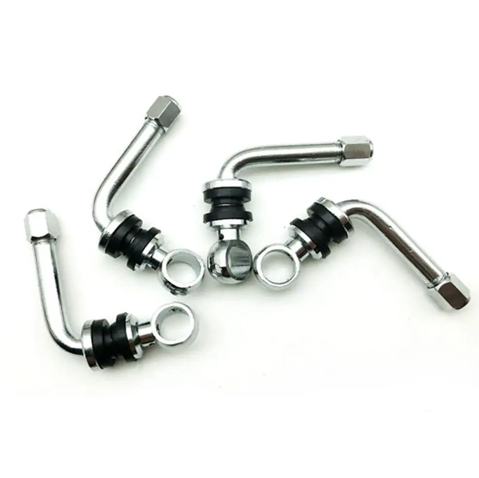 4 szt. zaworków TPMS do opon 2.75" 2.4"/1.8" 70mm/60mm/45mm, 90 stopni, wieloczęściowe, do 2/3 kół