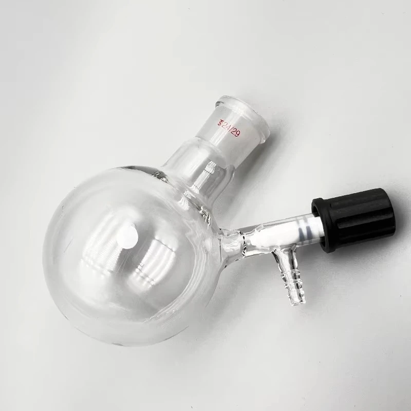 Schlenk Bottle with Vacuum Valve, 50-500mL for Anhydrous & Oxygen-Free Reaction