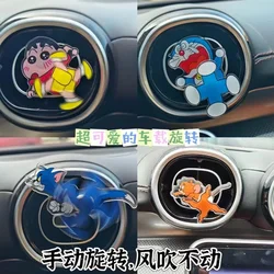 anime crayon shin-chan Car air conditioning outlet Ornaments Cartoon wholesale cute Acrylic Vehicle mounted Ornaments kawaii