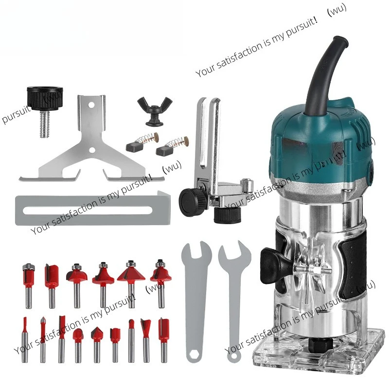 

Trimming machine Electric woodworking tools Engraving opening and slotting Multifunctional small, chamfered, bakelite milling