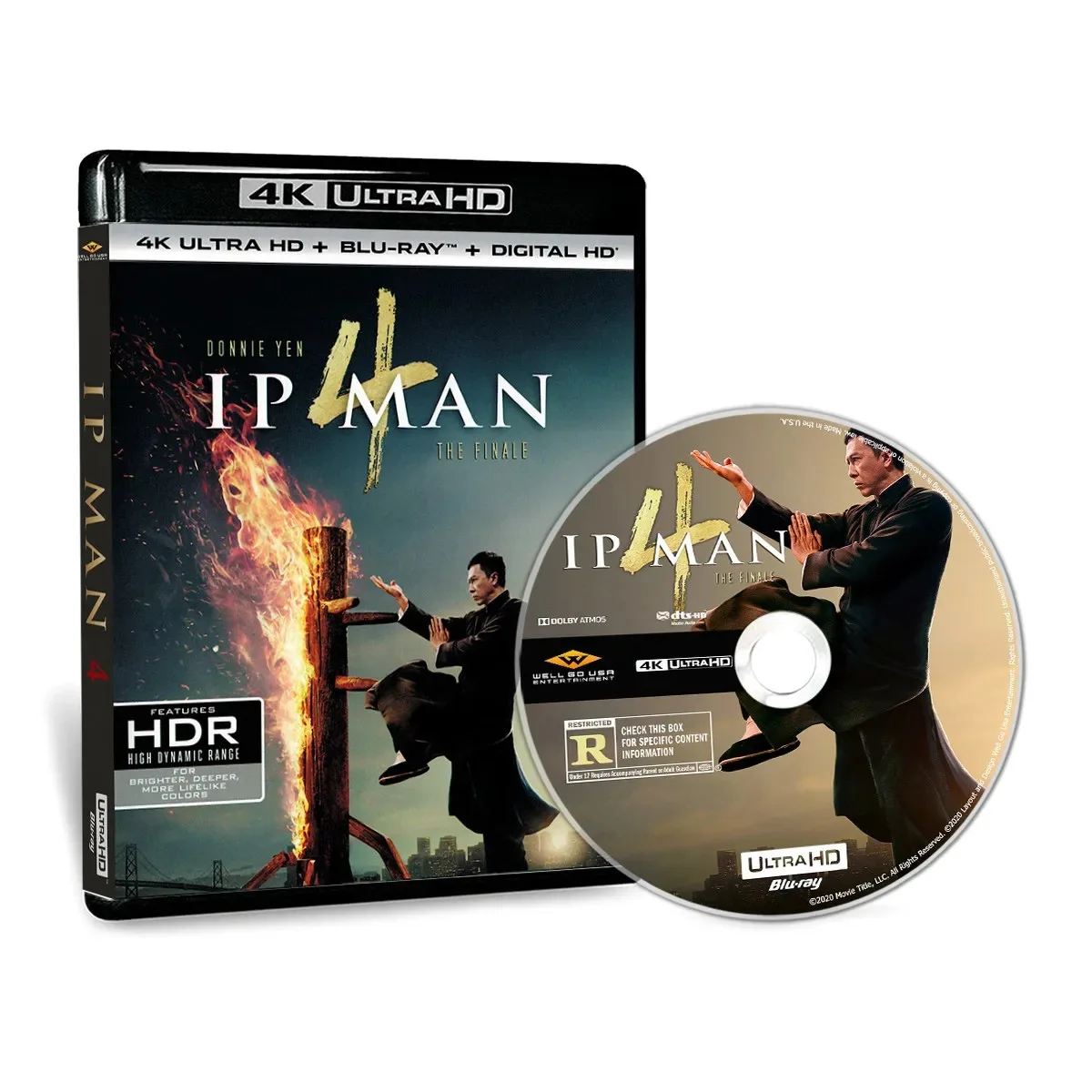 HOT 4K UHD Ip M4n/Ip Man 4/Yip Man 4/Yip Man 4: The Finale 2019 Blu-ray Movie PS5 Compatible XSX Dolby Vision Atmos