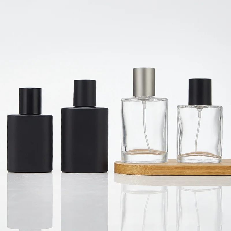 10pcs 30/ 50/100ml Clear Glass Perfume Bottle Empty Spray Bottle Crimp Nick Bottle Bayonet Bottle Atomizer Need A Tool