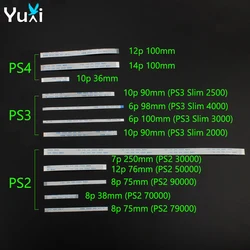 Yuxi 10 stücke für ps4 pro slim controller 10 12 14 pin flex band kabel für ps3 schlank flexible flach kabel für ps2 3w 5w 7w 7 w9 9w