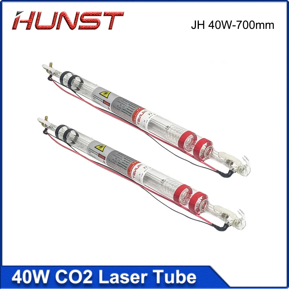 Hunst JH 40W CO2 أنبوب ليزر قطر 50 مم طول المصباح بالليزر 700 مم لآلة قطع النقش #6