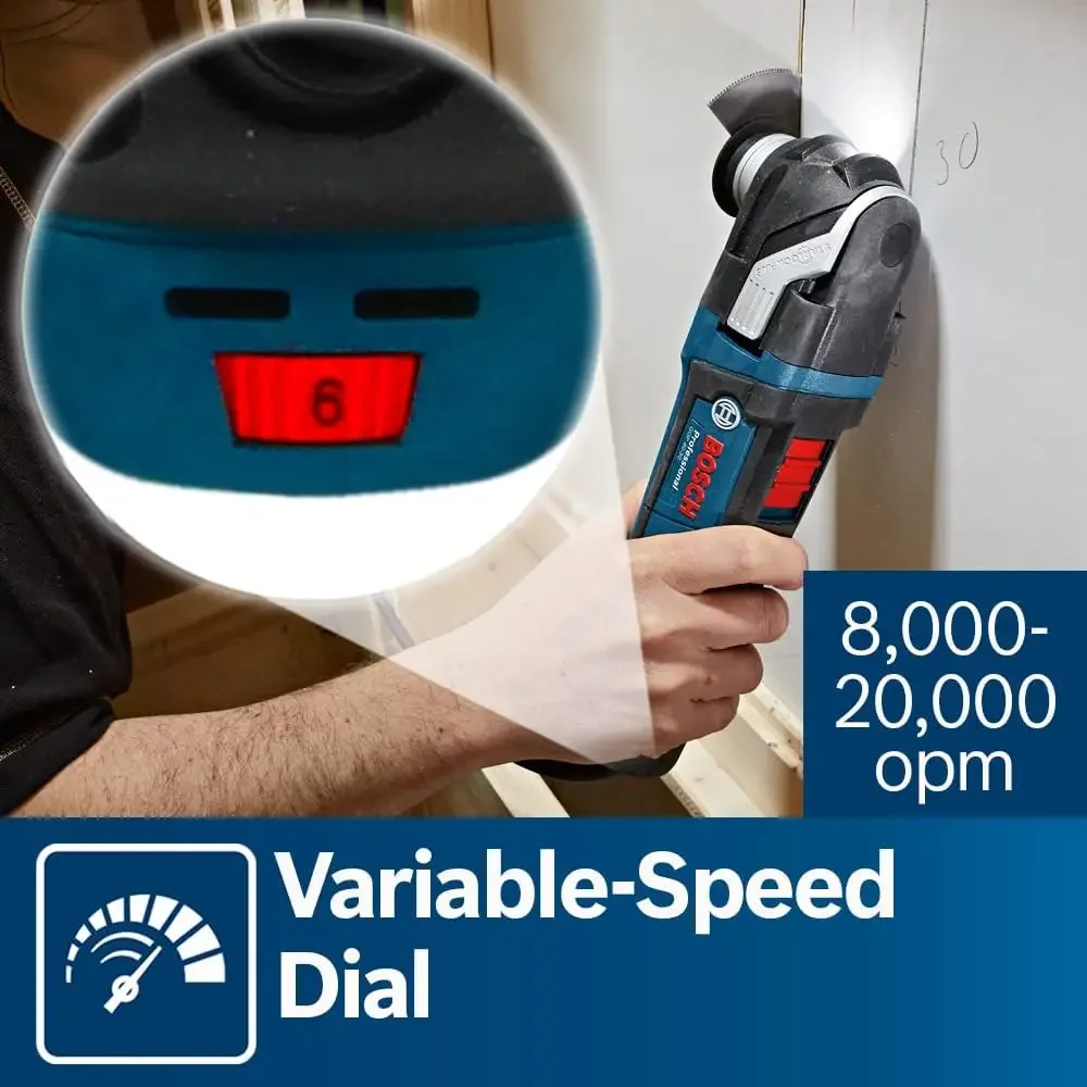 Oscillating Multi-Tool Kit with Snap-In Blade Attachment GOP40-30B