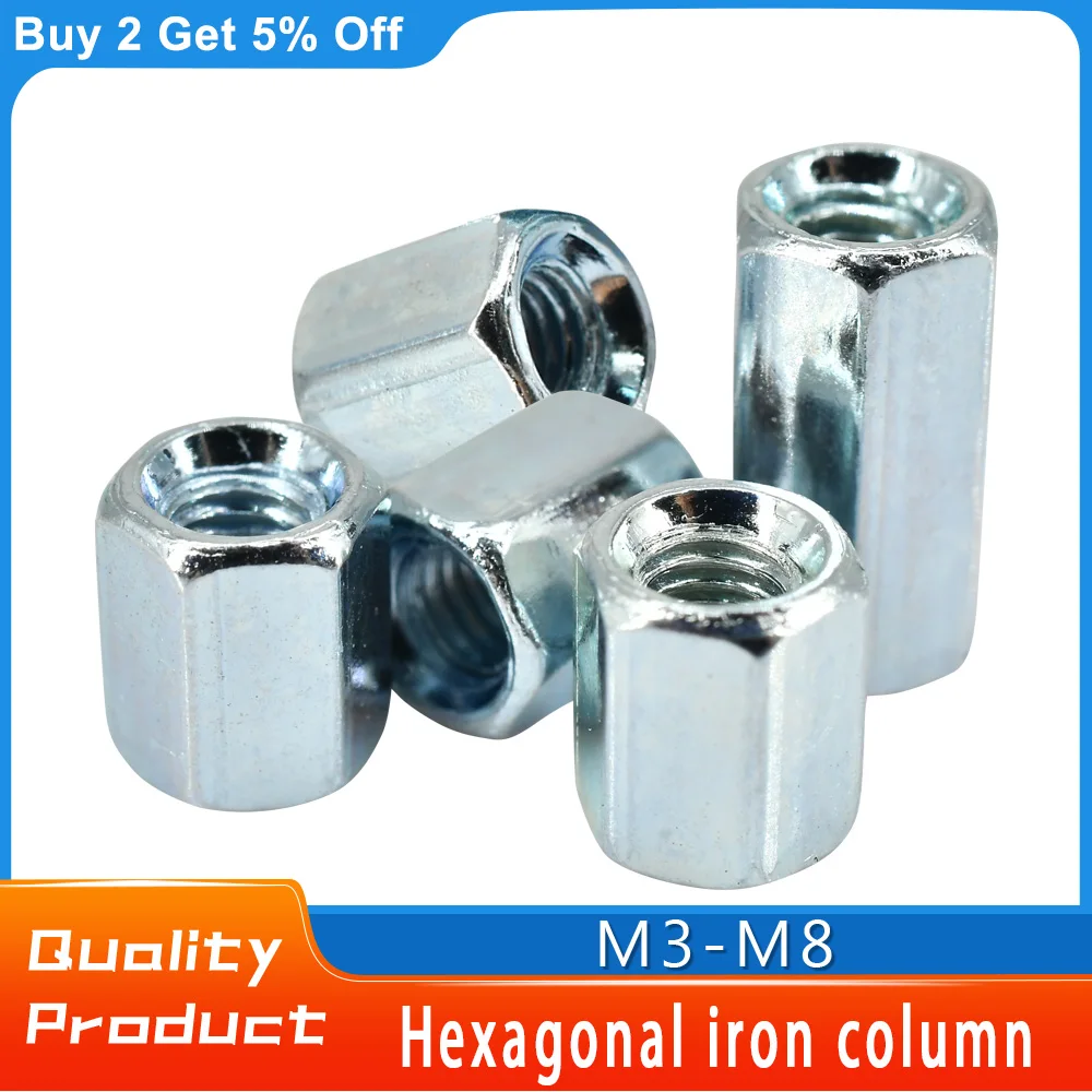 M3 M4 M5 Galvanized blue Male to Female Hex Motherboard Rack Stud Mount Spacer Column Stainless Steel Screws Bolts Standoffs