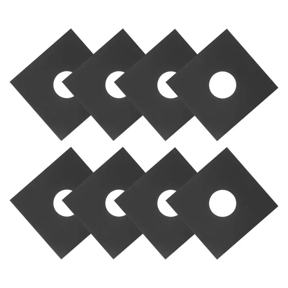 

8 шт. картонных внутренних конвертов для виниловых пластинок, антистатические, двухслойные, для защиты, прочные, из материала PO, решение для хранения