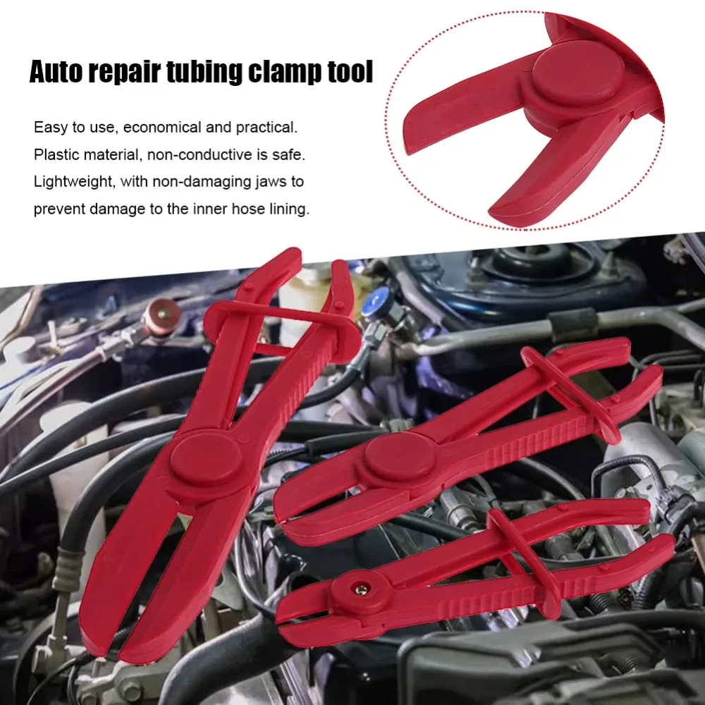 

Professional Heavy Duty 3Pcs Hose Clamp Pliers Set for Automotive Brake Fuel Coolant Line Clamp Removal Car Repair