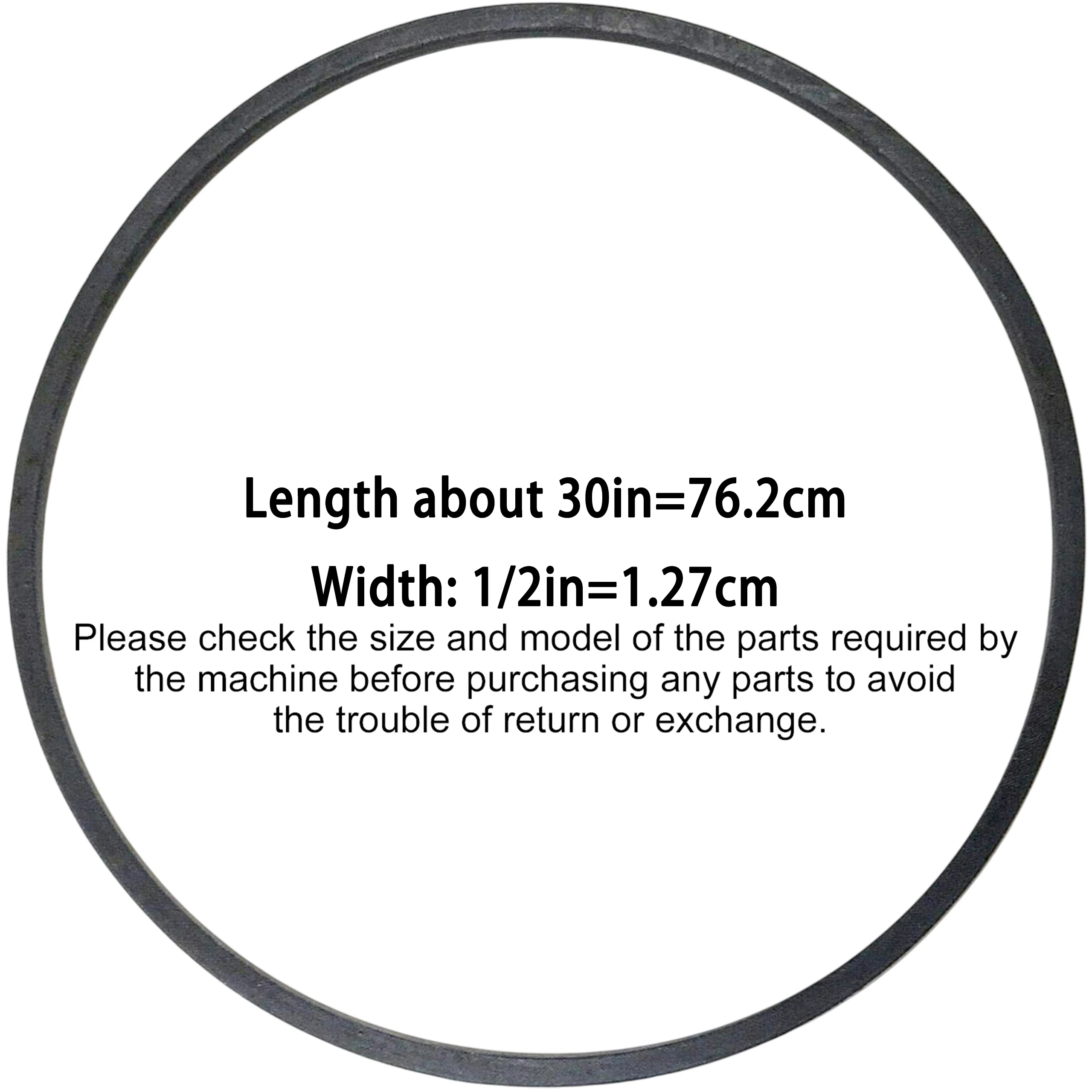3526MA Auger Drive Belt 1/2