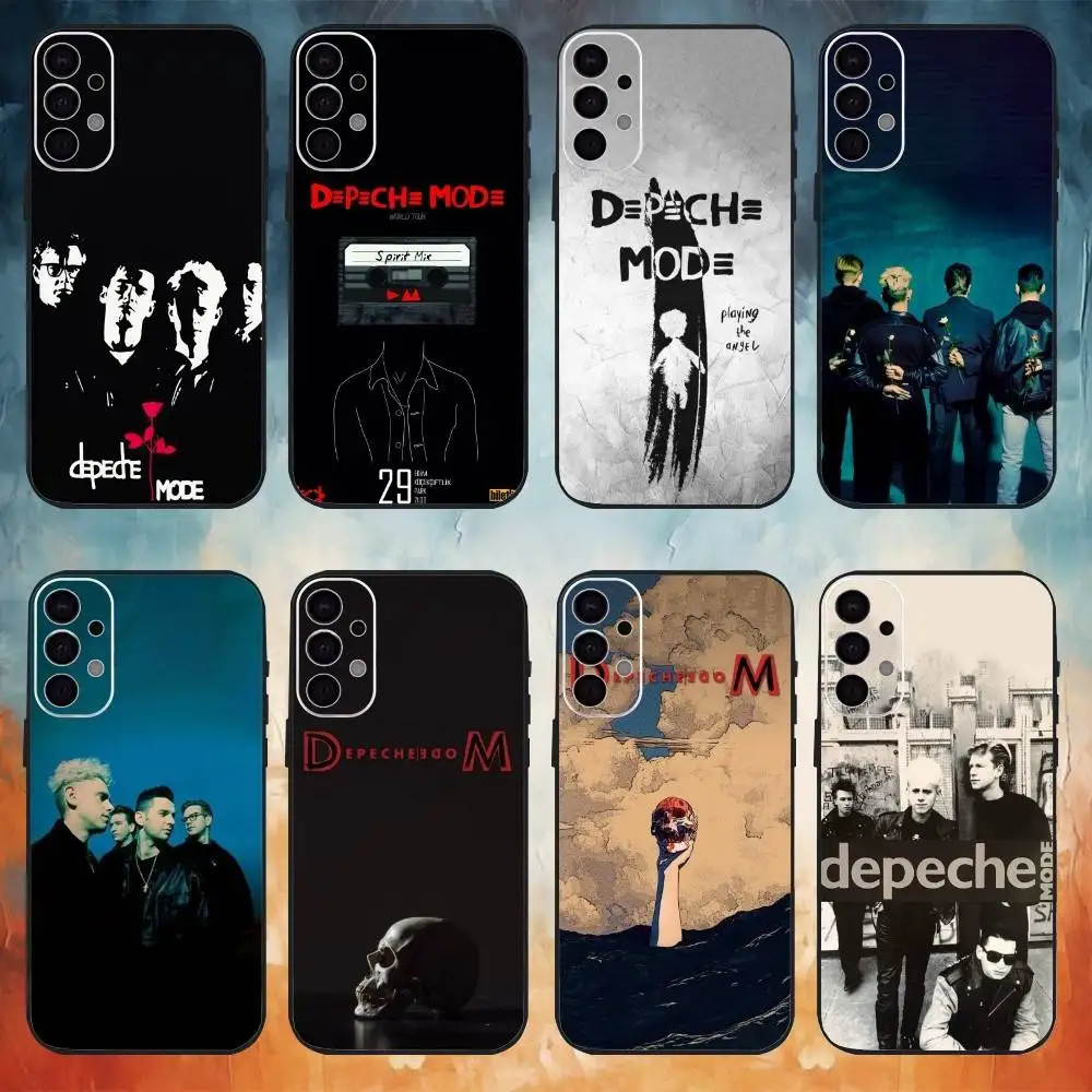 

D-Depech Band M-Mode Phone Case For Samsung S25,S24,S21,S22,S23,S30,Ultra,S20,Plus,Fe,Note,10,9,5G Black Cover