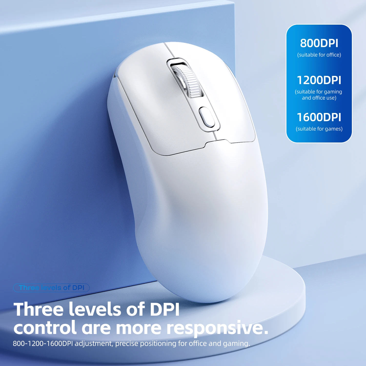 Mysz bezprzewodowa 2025 Ergonomiczna Ładowanie USB Type-C Dwumodowa Bluetooth 2.4G Cicha Optyczna Bateria Rolka do Przewijania Dokumentów Do Laptopa Komputera