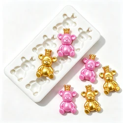 Bear Silicone Cake Baking Mold Sugarcraft Chocolate Cupcake Resin Tools Fondant Decorating Tools