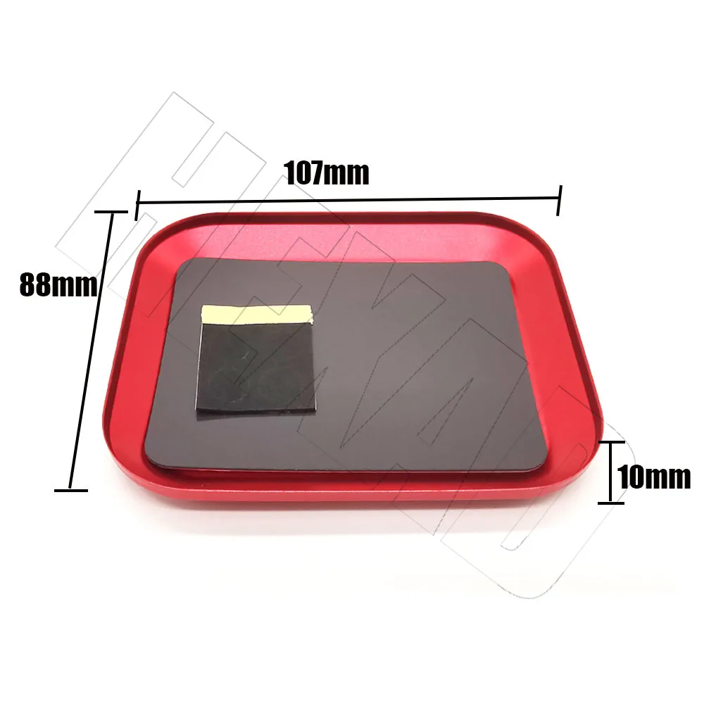 RC Aluminum Alloy with Magnetic Screw Tray Remote Control Car Crawler Car Remote Control Boat Model Repair Tool Storage Box