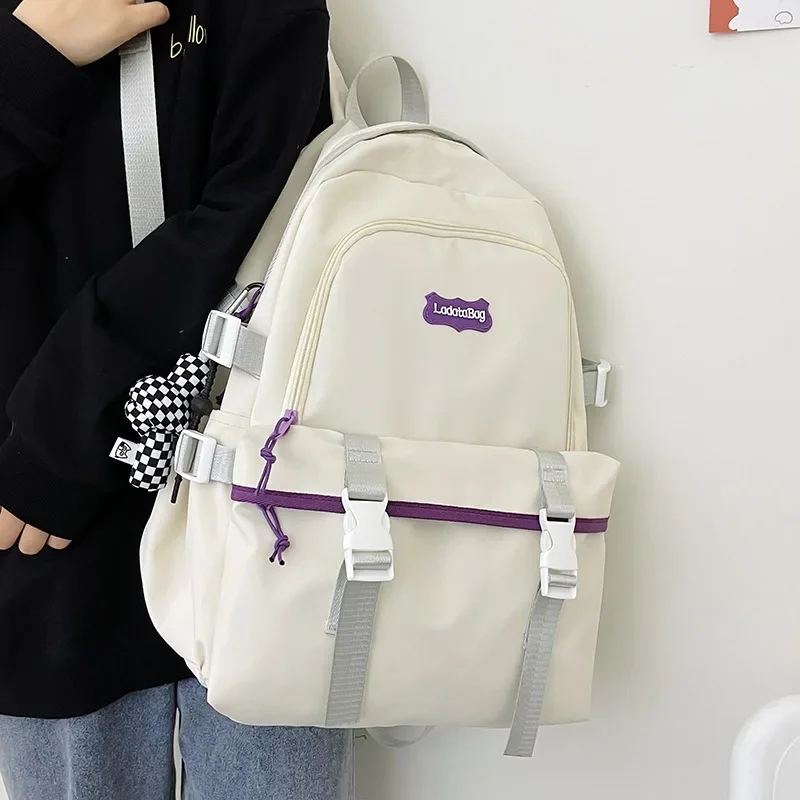 

Portable Bag Female Korean College Students Fashion School Junior School Birthday Joker Backpack Large Capacity Light Backpack