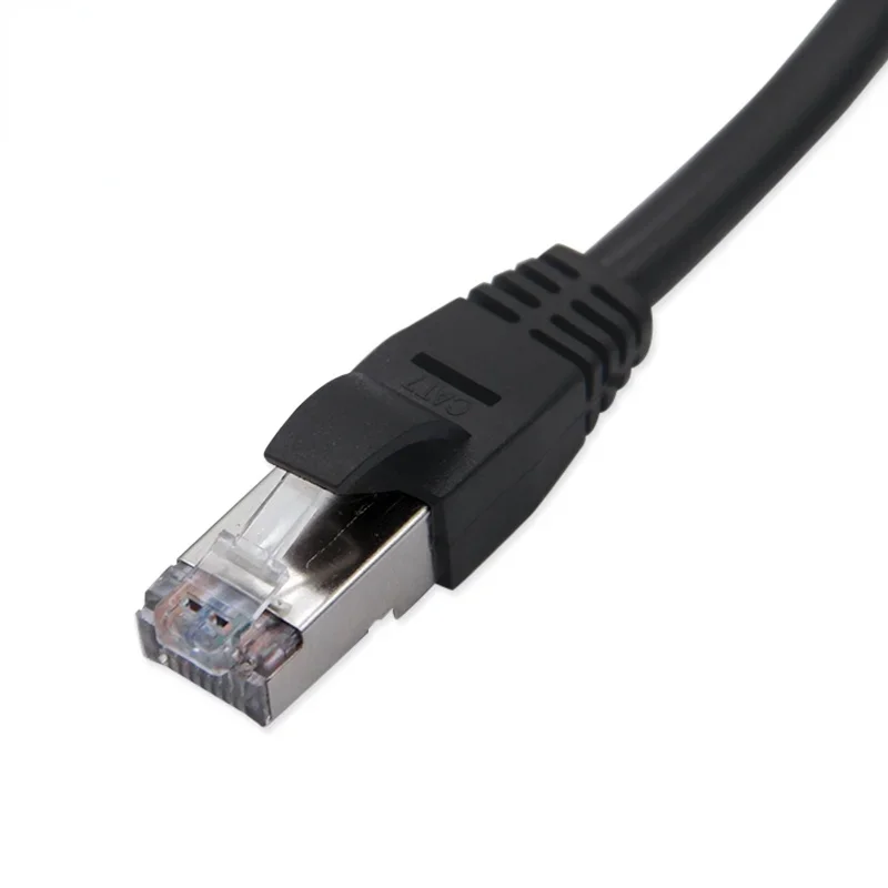 Répartiteur 3 en 1 RJ45 LAN Ethernet, connecteur RJ45, câble adaptateur d'extension pour extension de réseau, 1 mâle vers 2/3 femelle