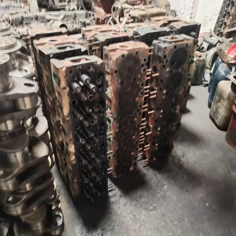 Used  engine parts p11c cylinder head for truck