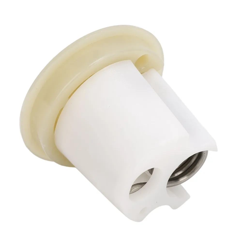385236096 RV Toilet Spring Cartridge Kit ABS Plastic White End Cap Spring Cartridge Kit Bolts Vacuflush Toilets Traveler Toilets