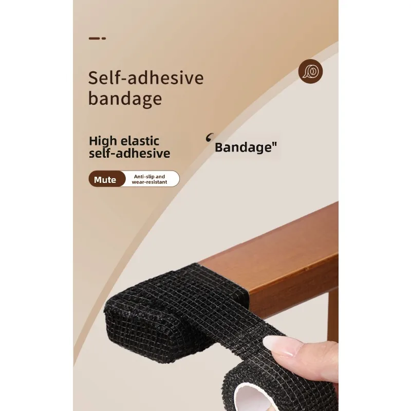 وسادات أرجل المكتب والكرسي الصامتة، ملصقات قدم للكرسي ذاتية اللصق غير قابلة للانزلاق، خالية من الغراء، حماية للأصابع ومنصات مضادة للتصادمات #6