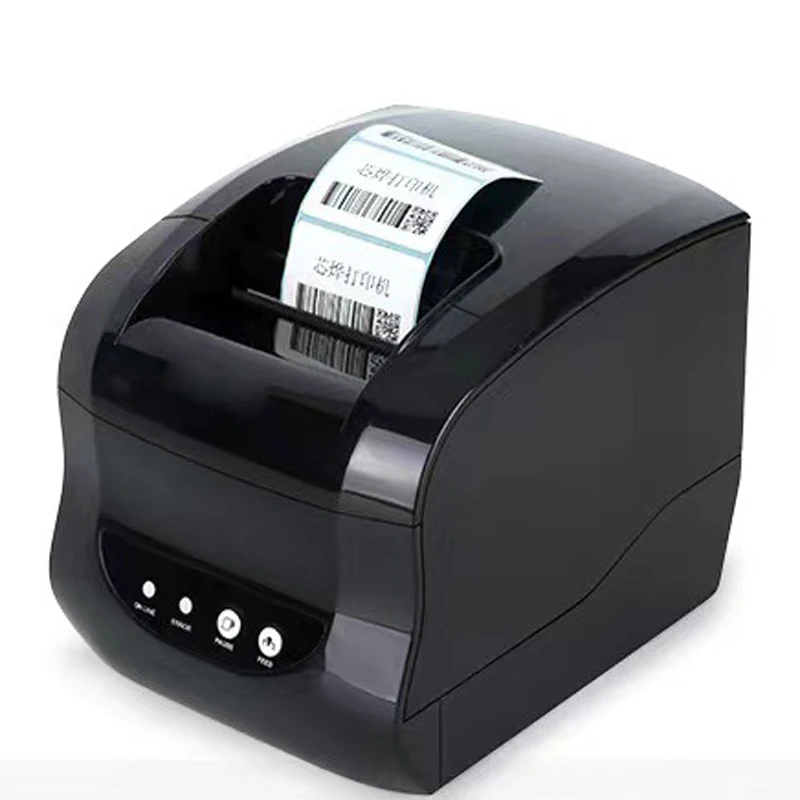 XP-365B Thermal Label Printer USB Barcode Label Printer Bluetooth Receipt Printer Receipt Printing Dual-Mode Switching