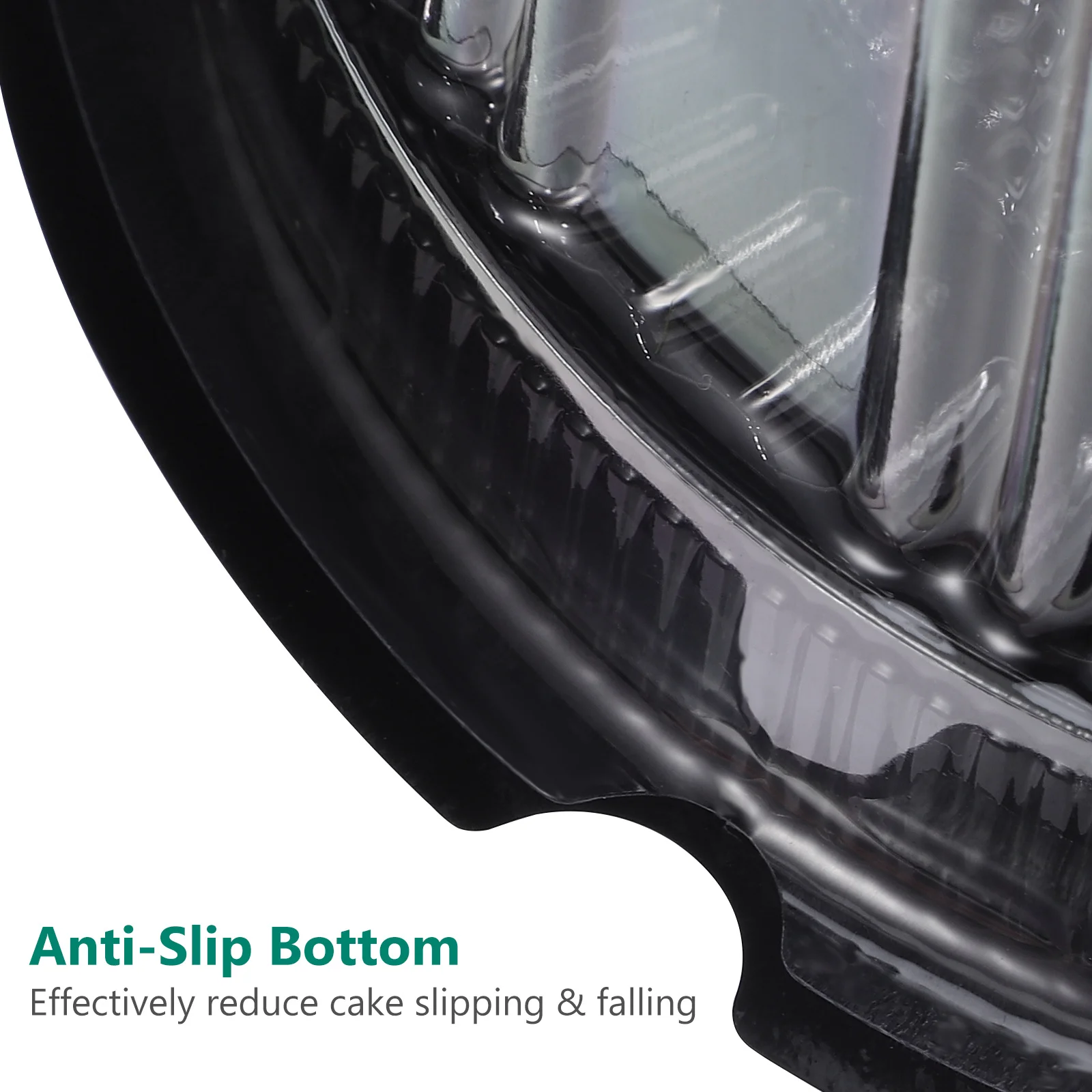 

10pcs Clear Cake Box Round Tall Cake Carrier Portable Birthday Packing Container For Bakery Baking Display Storage Use