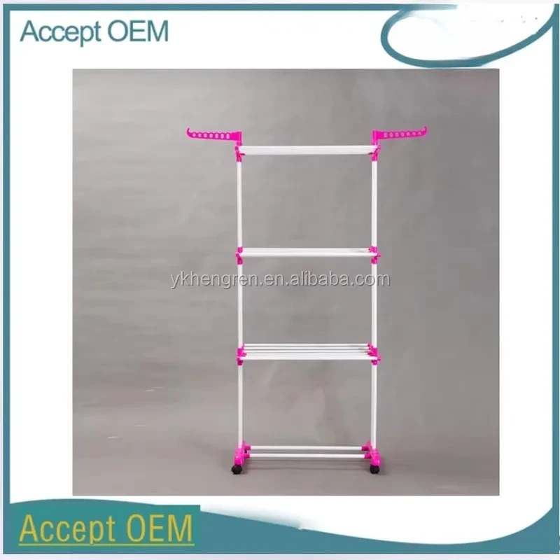 for Iron Pipe Indoor Outdoor Clothes Drying Rack Towel Hanger Stand