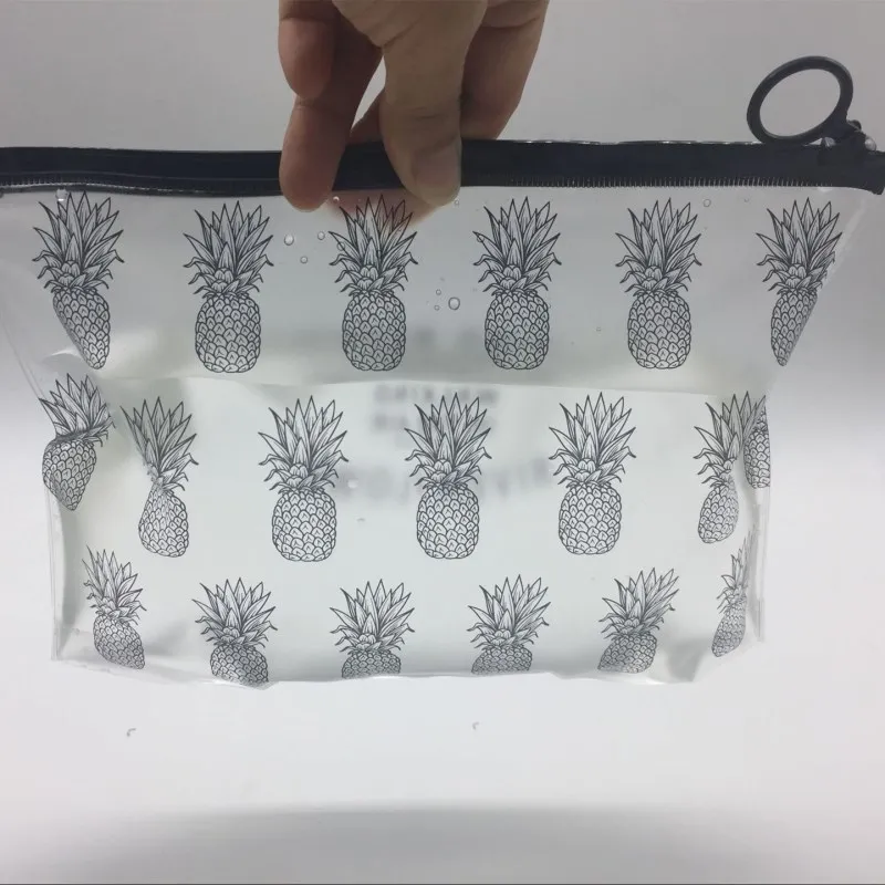 ETya-Bolsa de cosméticos impermeable transparente para mujer, estuche de PVC pequeño y grande, estuche de maquillaje necesario, juego de organizador