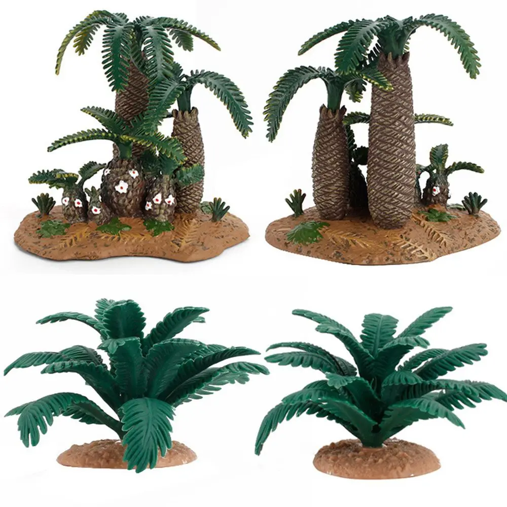 Micro Landscape Gardening Decor Jurassic Period Plants Miniature Trees Bush Scene Model Fairy Garden Decoration