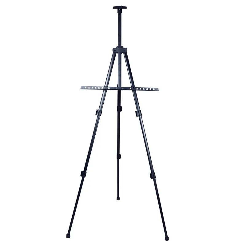 For Thickened Iron Easel Metal Iron Triangle Easel Children's Sketch Art Small Easel Folding  Advertising Display Stand