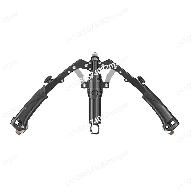 Multifunctional adjustable arm stick portable abdominal wheel hydraulic grip household arm fitness equipment
