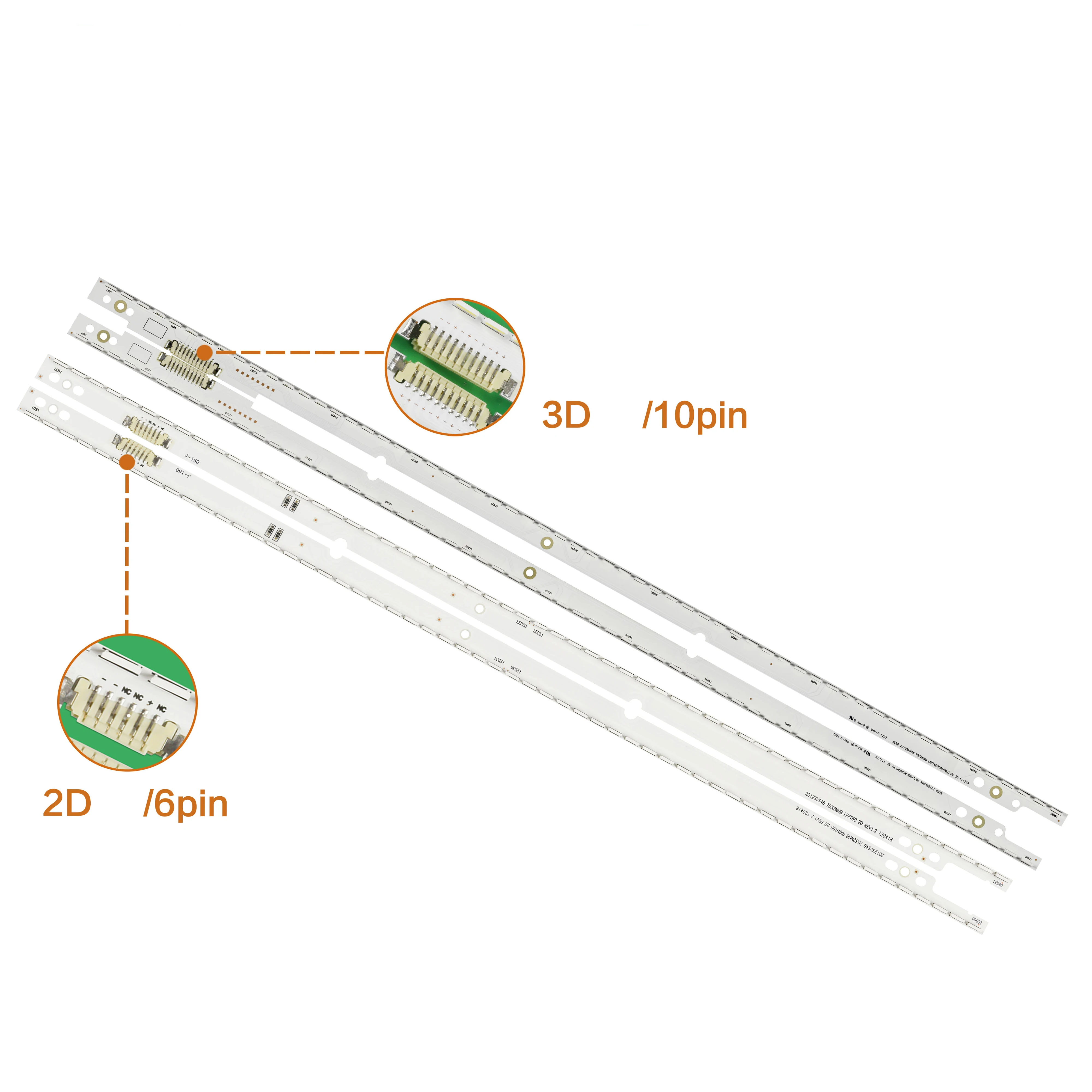 LED Backlight strip For Samsung UA46ES6700 UA46ES7000 LE460CSA LTJ460HW05 UN46ES8000 LTJ460HQ10 LE460CSA-B1 UN46ES6500