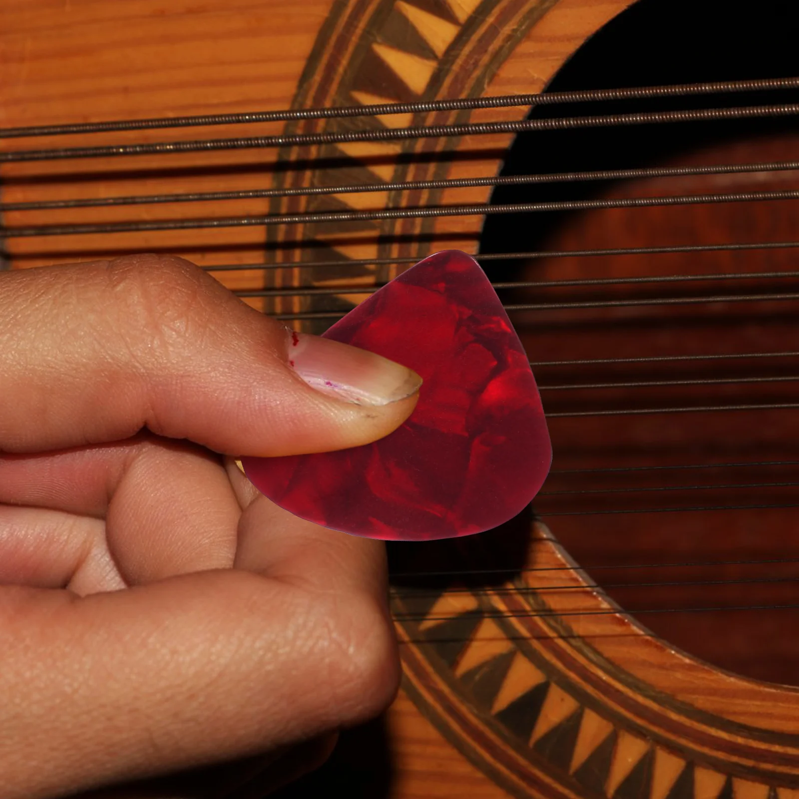 

10Pcs Premium Guitar Picks Colorful Smooth Celluloid Material Easy to Handle Recyclable Picks for Musicians Gift