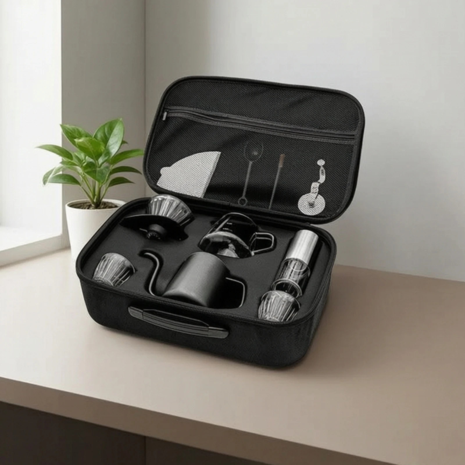 Travel Coffee Maker Kit Portab - Portable Travel Kettle 评论和价格