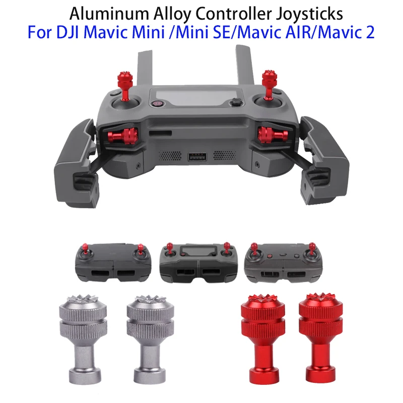 For DJI MINI SE Alloy Control Sticks Thumb Rocker Joysticks Lever For DJI Mavic Mini/Mavic 2/Mavic Air 1 Remote Accessories