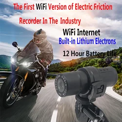 Wireless Motorcycle Driving Recorder 7 Hours Endurance Ip65 Waterproof 1080P Sports Scooter Dv Camera Bike Helmet Action Dvr
