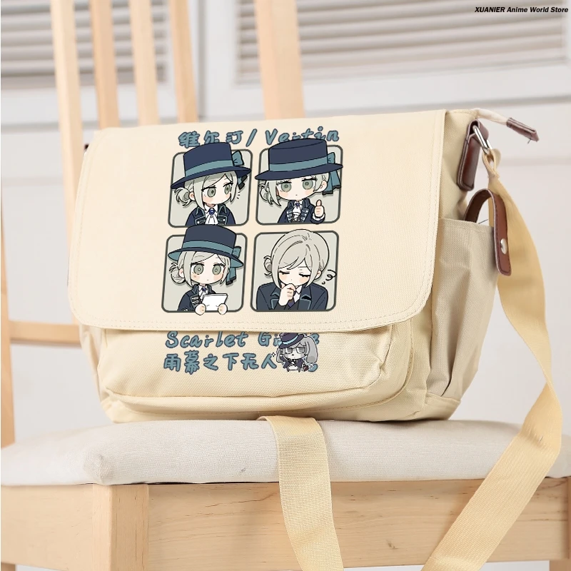 

Аниме Vertin Reverse: 1999 мультфильм Оксфордская сумка-мессенджер повседневная школьная сумка студенческая сумка косплей Рождественский подарок