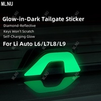 For Li Auto Lixiang L9/L8/L7/L6 2022-2025 Trunk Button Glow Sticker Night Visibility Scratch-Resistant Car Accessories