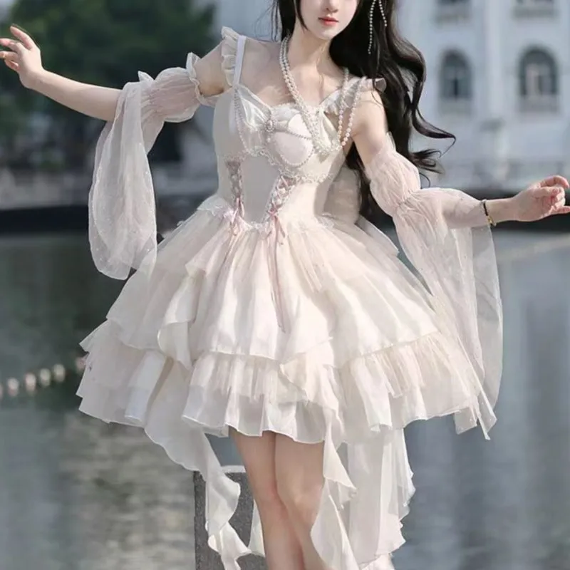 

Lolita Pettiskirt Trailing Wedding Birthday Dress