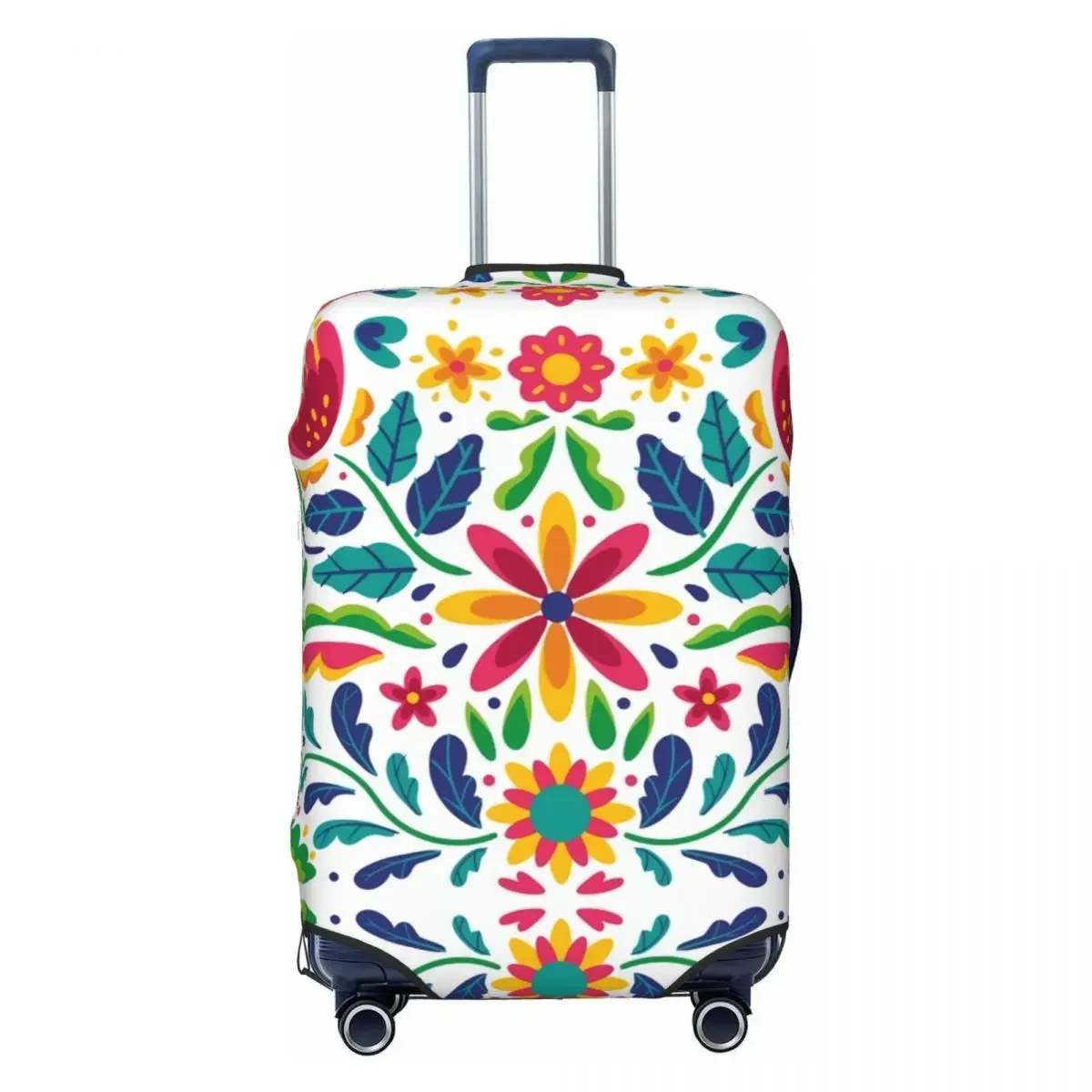 

Fashion Mexican Flowers Luggage Cover Protector Dust Proof Travel Suitcase Covers