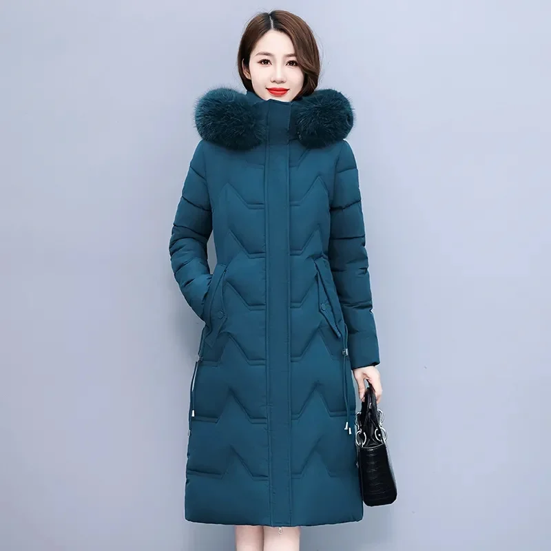 

Middle-aged Women's Cotton Coat 2025 New Mother's Down Jackets Women Winter Cotton Padded Jackets Warm Thick Parkas
