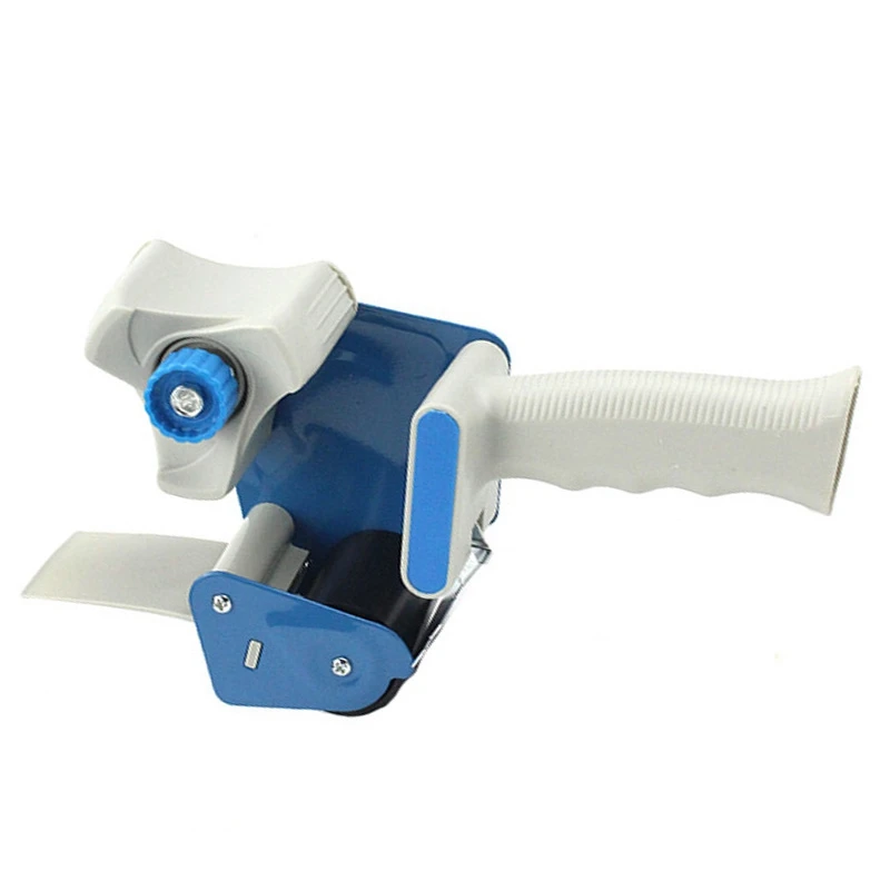 موزع شريط التعبئة (عبوة واحدة) موزع شريط تحميل جانبي صناعي خفيف الوزن مقاس 2 بوصة (أزرق)