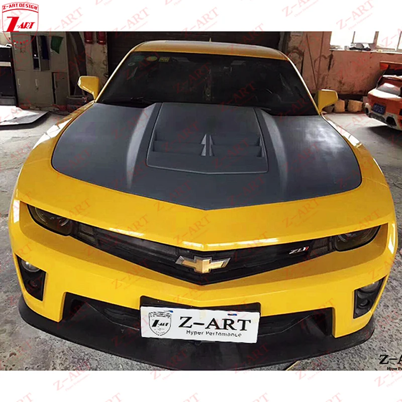 Z-ART For Camaro Carbon Fiber Engine Bonnet for Chevrolet Camaro 2015-2016 Engine Hood for Camaro