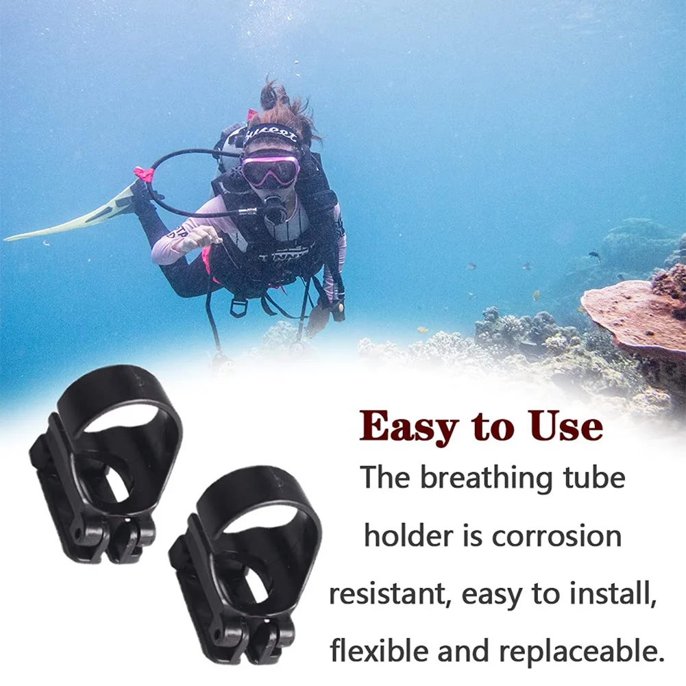 Scuba Dive Universal Plastic Clip, Snorkel Keeper, retentor, substituição, equipamento de mergulho, máscara, 10pcs