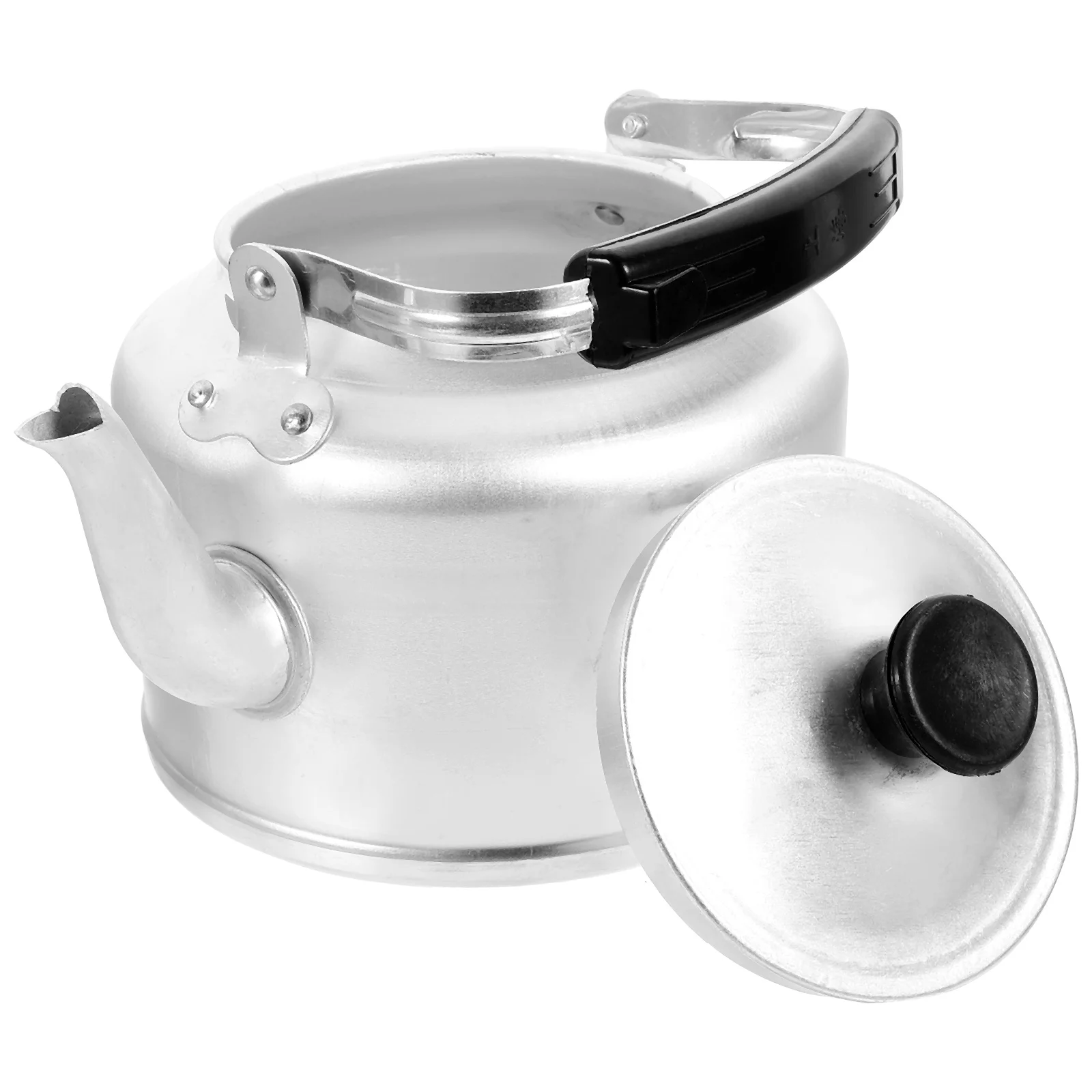 

Aluminum Teakettle Heavy Duty Heat Resistant For Gas Wood Electric Stove Fast Boiling Kitchen Tea Kettle Home Office Portable