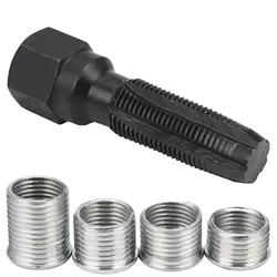 14mm Car Cylinder Head Tap Sparks Plug Rethreading Helicoil Thread Repair Tool Kit Spark-plug Hole Sleeve for Repair Parts