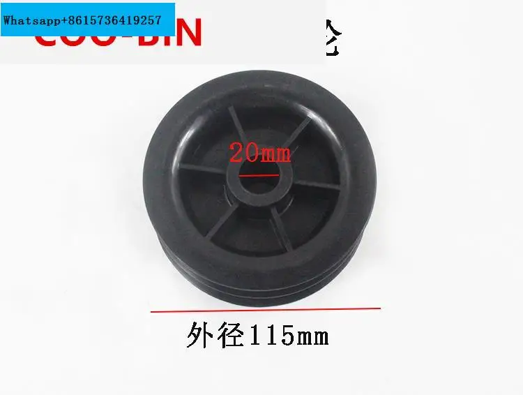 

For Hangzhou Forklift 3-3.5 Ton Tubing Pulley Double Groove Pulley Side Shift Tubing Guide Plastic Pulley Forklift accessories