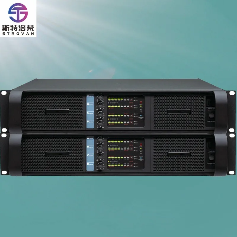 

Power Amplifiers 4 Channel Amplificador De Sonido Amp FP8000Q of Metal Material with