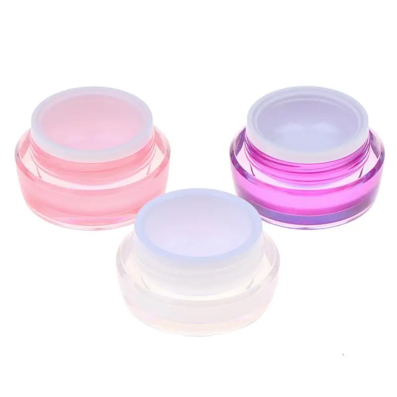 1Pcs Acrylic White Pink Purple Eyeshadow Box 5g-30g Eye Cream Jar Empty Face Cream Bottle Thickened Cream Box Cosmetic Container