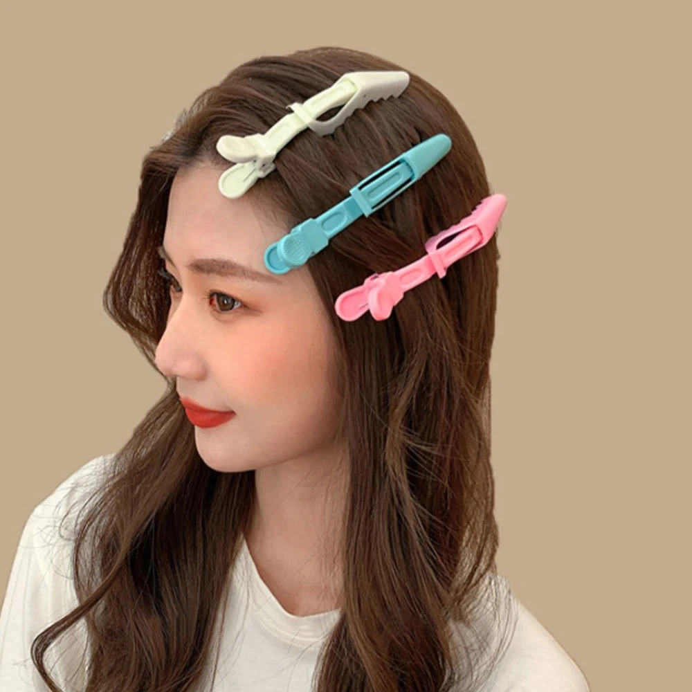 Plastic Alligator Hair Clips Hairdressing Clamps Hair Claw Professional Barber Salon Styling Hairpins Barrettes Hair Accessories