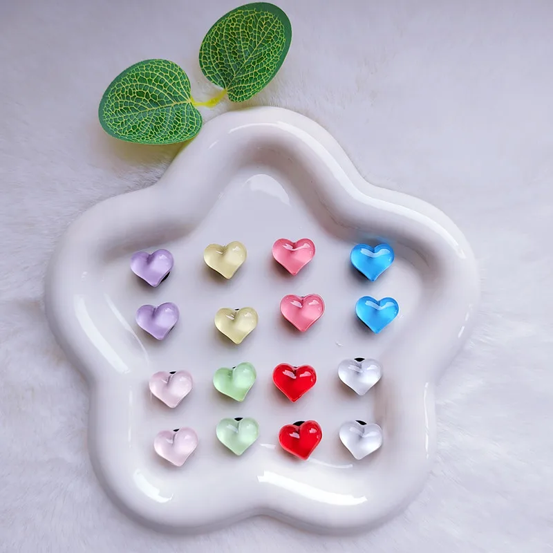New Elegant Women DIY Hole Shoes Charms for Cute Ice through Love shoes Accessories All-match Shoe Decorations Fashion Bundle
